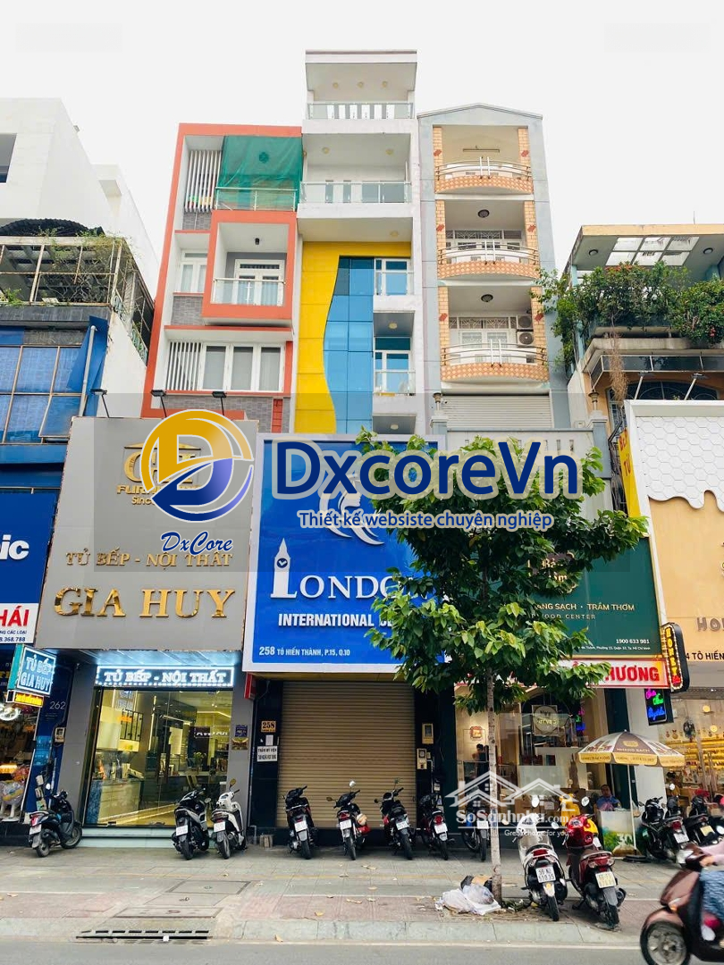 Cho Thuê Mặt Tiền Phố Nội Thất 258 Tô Hiến Thành Quận 10 (4X21M) 7 Tầng Tm, Giá Bán 70 Triệu