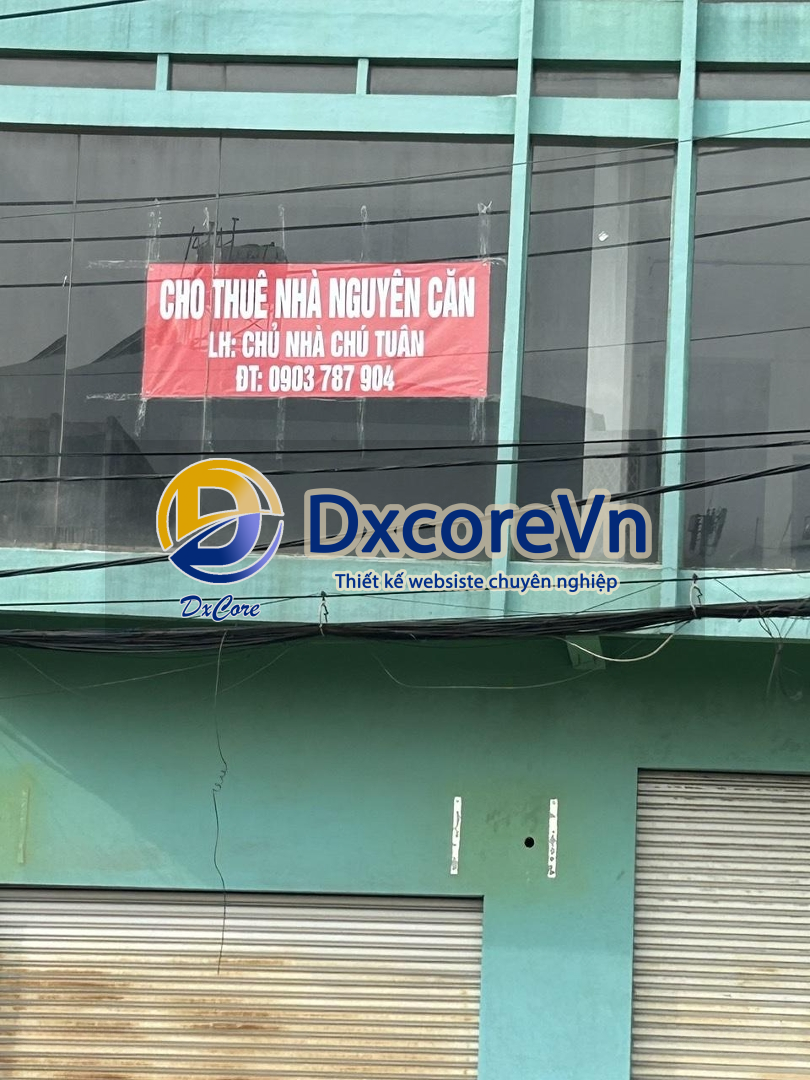 Cho Thuê Nhà Nguyên Căn 1 Trệt 3 Lầudiện Tích8*10M 320M2 Mặt Tiền Ngay Ngã Tư Chu Văn An + Đinh Bộ Lĩnh